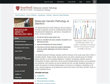 Tablet Screenshot of moleculargenetics.stanford.edu
