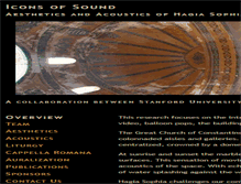 Tablet Screenshot of iconsofsound.stanford.edu
