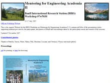 Tablet Screenshot of birs07.stanford.edu