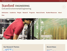 Tablet Screenshot of cee.stanford.edu