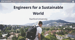 Desktop Screenshot of esw.stanford.edu