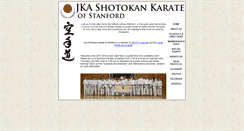 Desktop Screenshot of karate.stanford.edu