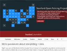 Tablet Screenshot of journalism.stanford.edu