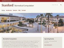 Tablet Screenshot of bmc.stanford.edu