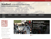 Tablet Screenshot of ceas.stanford.edu
